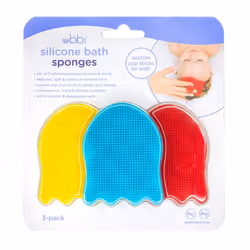 Ubbi Jellyfish Silicone Baby Bath Sponges Baby Bathing and Care Essen