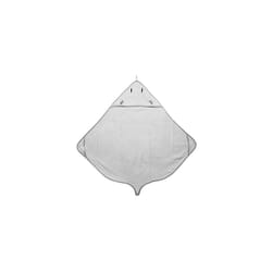 Baby Hooded Bath Towel, Ultra Soft and Absorbent French Terry Cotton, Baby Bathtime Essentials, Perfect Baby and Toddler Gift, Grey Stingray