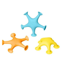 Ubbi 10565 bath game/toy/sticker Bath playset Blue, Orange, Yellow