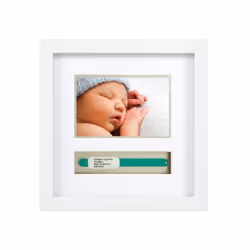 Pearhead PHP63012, Single picture frame, White, 10 x 15 cm, Square, Classic, 239.7 mm