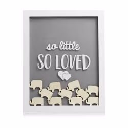 Pearhead Elephant Token Frame Little Wishes Signature Guestbook Alter