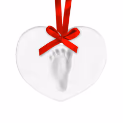 Tiny Ideas Baby's No Bake Hand or Footprint Keepsake Ornament Kit  Chr