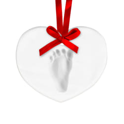 Tiny Ideas Baby's No Bake Hand or Footprint Keepsake Ornament Kit  Chr