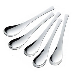 Shimomura Plantage 18756 Astragalus Spoons  Set of 5  Made in Japan  Dishwasher Safe  Total Length 71 inches 18 cm  Easy to E