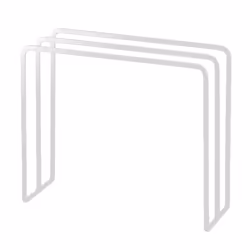 YAMAZAKI Dish Home Dishcloth Hanger | Steel | Towel Holder  One Size  White