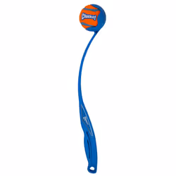 Sport Dog Ball Launcher Fetch Dog Toy Ball Thrower With Medium Tennis Ball, Medium, 46cm