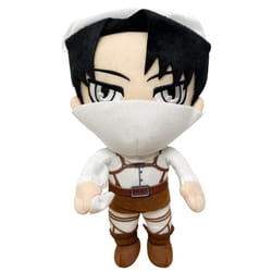 GE Animation Great Eastern Attack on Titan Cleaning Levi Ackerman Stuffed Plush, 8.5"