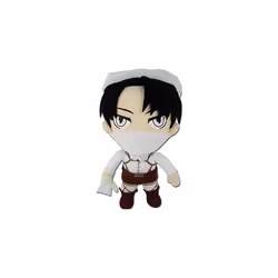 GE Animation Great Eastern Attack on Titan Cleaning Levi Ackerman Stuffed Plush, 8.5"