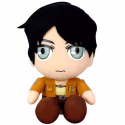 GE Animation Great Eastern GE-52997 Attack On Titan Eren Sitting Pose Stuffed Plush Multi-colored  8""