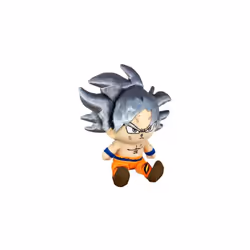 Great Eastern Entertainment Dragon Ball Super - Goku Ultra Instinct Sitting Plush 7"
