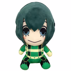 Great Eastern Entertainment My Hero Academia S2 - Asui Hero Costume Sitting Plush 7" H, Multi-Colored (56928)