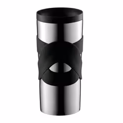 Bodum Travel mug, 0.35 L, Plastic, Rubber, Silicone, Stainless steel, 1 pc(s), 173 mm, 8.3 cm