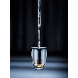 Bodum Tea for One Glass with Tea Infuser - 0.35 L, Off-White