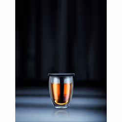 Bodum Tea for One Glass with Tea Infuser - 0.35 L, Off-White