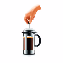 BODUM Chambord 4 Cup French Press Coffee Maker, Chrome, 0.5 l