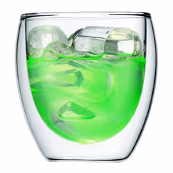 Bodum 4558-10-12 PAVINA Double Walled Thermo Glasses 0.25 L, 8 oz,Transparent, Set of 6