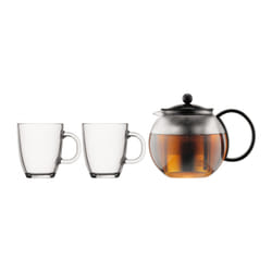 Bodum Assam Set Teapot set 1000 ml Black, Transparent