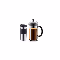 Chambord Coffee Set with Cafetiere and Travel Mug - Giftpack