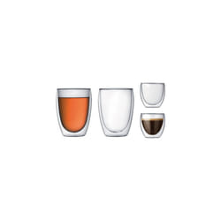 Bodum K4557-10 Double Wall Glasses - Transparent, Pack of 4