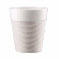 Bodum Bistro, Set, 0.3 L, White, Porcelain, Silicone, 2 person(s), 2 pc(s)