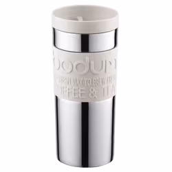 Bodum Stainless Steel Travel Mug 0.35L Off White