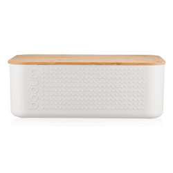 Bodum 11740-913 bread box Rectangular White Bamboo, Plastic