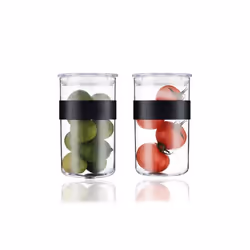 Bodum Presso Cylinder Plastic Black, Transparent
