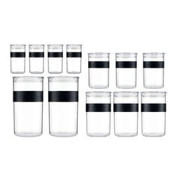 Bodum Presso Cylinder Plastic Black, Transparent