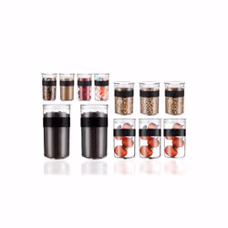 Bodum Presso Cylinder Plastic Black, Transparent