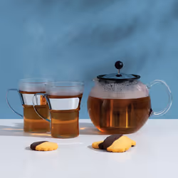 Bodum K1801-16CAR teapot Teapot set Chrome, Transparent