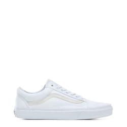 Unisex Vans True White Old Skool Canvas Trainers - UK 5