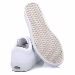 Unisex Vans True White Old Skool Canvas Trainers - UK 5