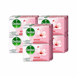 Dettol Anti-Bacterial Bar Soap Skincare 110 Gr / 3.88 Oz (Pack of 12)