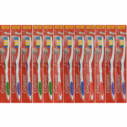 Colgate Premier Clean Bi-level Bristles Toothbrush  Firm  12-pieces