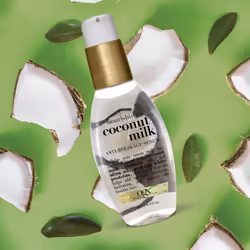 OGX Nourishing Coconut Milk Anti-Breakage Serum  4 Ounce (Pack of 2) (91008)