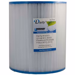 Hot Tub Filter Darlly SC744, 80501, PCS50N Unicel C-8450, FC-3310