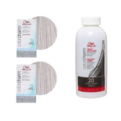 ) Wella Colour Charm Liquid Colour Toner 42ml - T14+T14+Developer (vol.20
