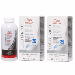 ) Wella Colour Charm Liquid Colour Toner 42ml - O50+O50+Developer (vol.20