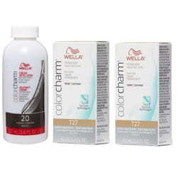 ) Wella Colour Charm Liquid Colour Toner 42ml - T27+T27+Developer (vol.20