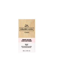 Wella Color Charm Permanent Liquid Hair Toner - Blondes - T27 Medium Beige Blonde