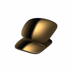 Oakley Holbrook Square Replacement Sunglass Lenses 24K Gold 57 mm