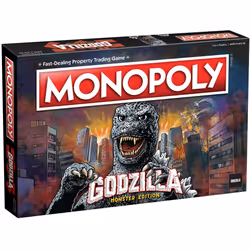 Monopoly: Godzilla | Based on Classic Monster Movie Franchise Godzilla | Collectible Monopoly Game Featuring Familiar Locatio ...
