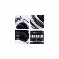 Nikon to Fuji X AdapterKF Concept Lens Mount Adapter with Aperture Control Ring for Nikon Nikkor G AI F Mount Lens to Fujifilm Fuji X FX Mount Camera