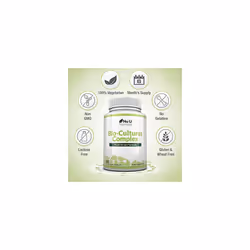 Bio-Cultures 180 Capsules (6 Month Supply) | Vegetarian Multi Strain | High Strength Cultures Includes Lactobacillus Acidophilus & Bifidobacterium |