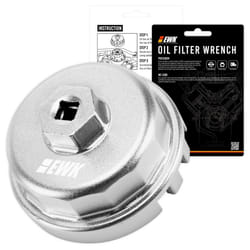 EWK 64mm 14 Flutes Forged Oil Filter Removal Wrench for 2.0L - 5.7L Toyota Camry  Tundra  Tacoma/Lexus