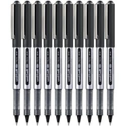 Uni-ball Eye Micro Ub-150 Gel Ink Pen - 0.5 Mm - 10 Pcs - Uni Mitsubishi Pencil (Black)