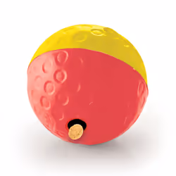 Outward Hound Treat Tumble Interactive Puzzle Dog Toy, Red, Large, Dog, Interactive toy, Red, Yellow, 14.6 cm