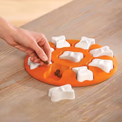 Outward Hound Dog Smart Interactive Treat Puzzle Dog Toy, Orange