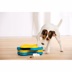 Outward Hound Dog Tornado Interactive Treat Puzzle Dog Toy, Blue