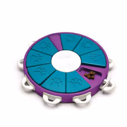 Outward Hound Dog Twister Interactive Treat Puzzle Dog Toy, Purple, Dog, Interactive toy, Purple, Turquoise, 298.4 mm, 298.4 ...